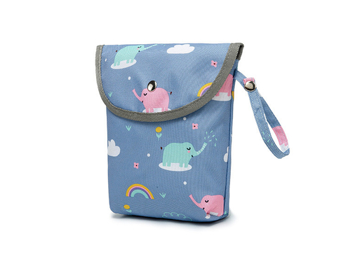 Wholesale Infant Cloth Toilet Diaper Bag Mini Waterproof Wet Dry Package for Baby Nappy Pouch Reusable Bag